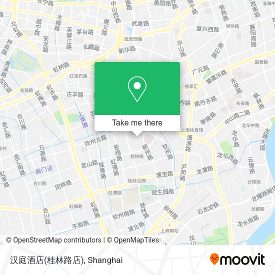 汉庭酒店(桂林路店) map