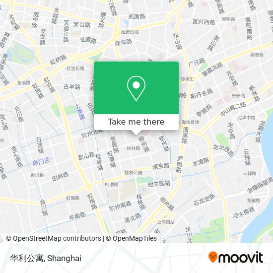 华利公寓 map