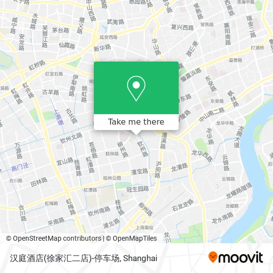 汉庭酒店(徐家汇二店)-停车场 map