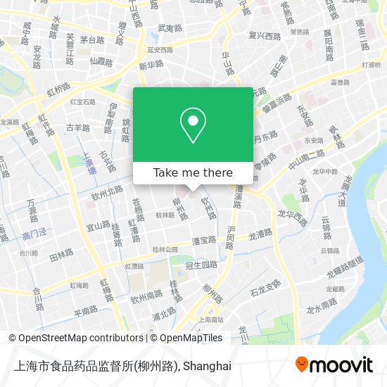 上海市食品药品监督所(柳州路) map