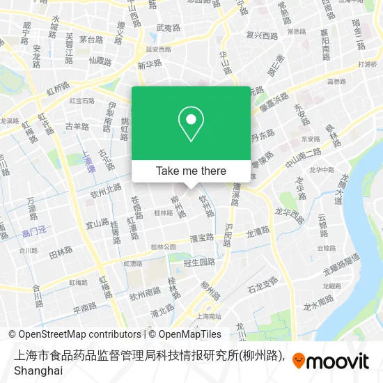 上海市食品药品监督管理局科技情报研究所(柳州路) map