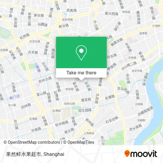 果然鲜水果超市 map