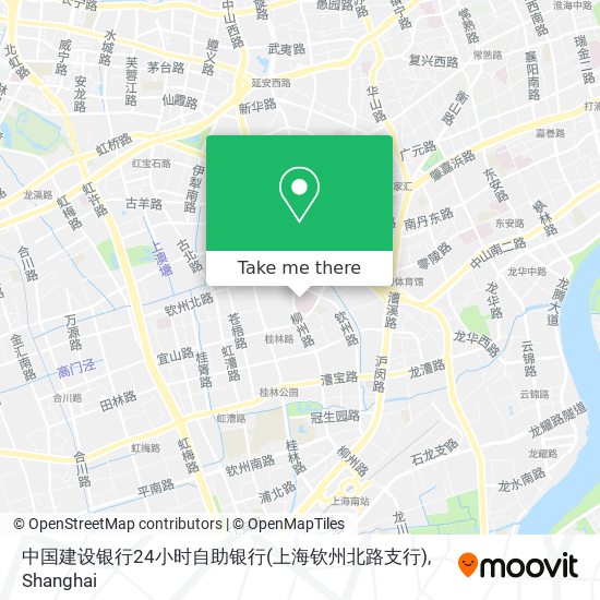 中国建设银行24小时自助银行(上海钦州北路支行) map