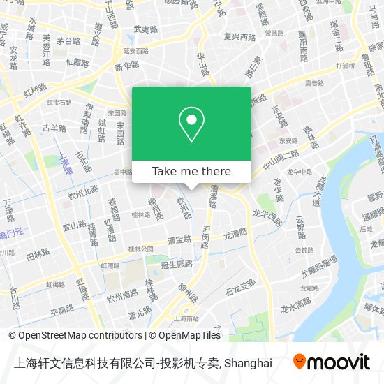 上海轩文信息科技有限公司-投影机专卖 map