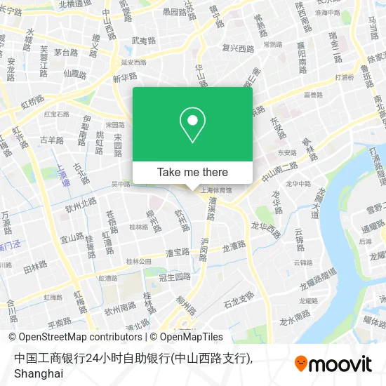 中国工商银行24小时自助银行(中山西路支行) map