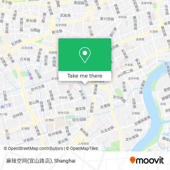麻辣空间(宜山路店) map