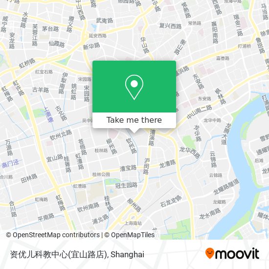 资优儿科教中心(宜山路店) map