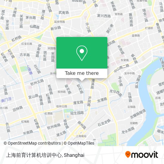 上海前育计算机培训中心 map