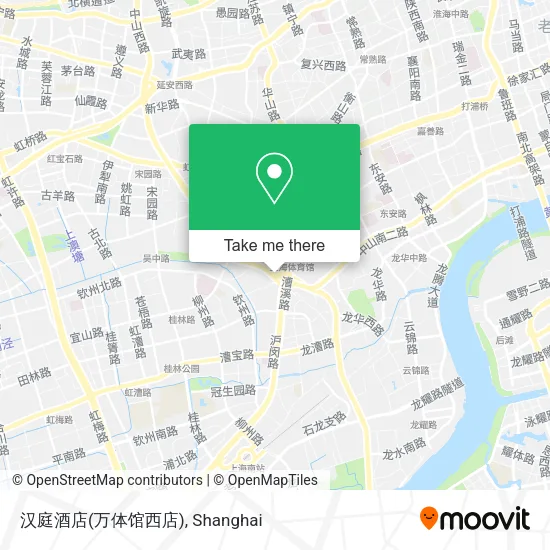 汉庭酒店(万体馆西店) map