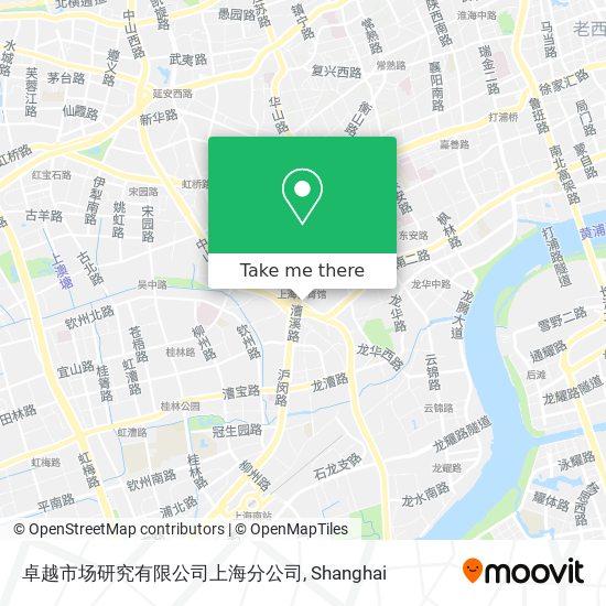 卓越市场研究有限公司上海分公司 map