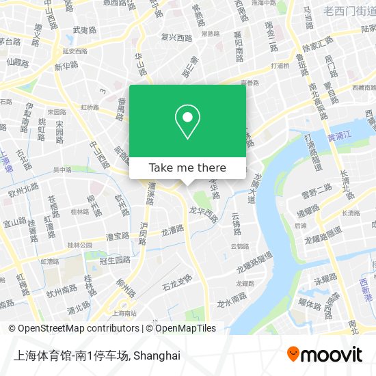 上海体育馆-南1停车场 map