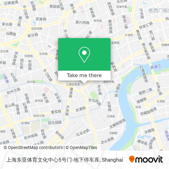 上海东亚体育文化中心5号门-地下停车库 map