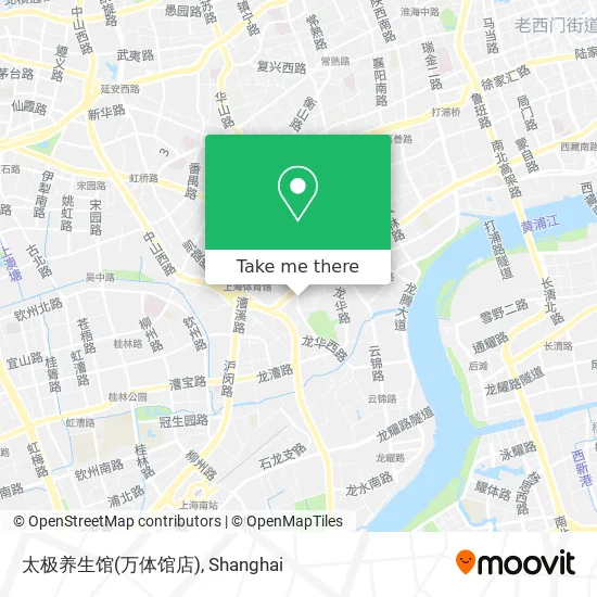 太极养生馆(万体馆店) map