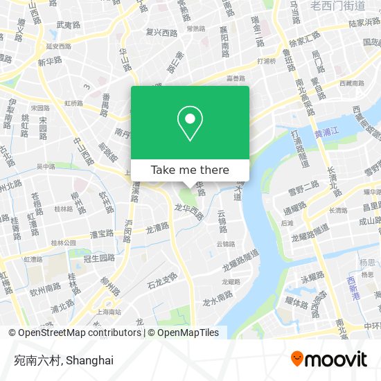 宛南六村 map