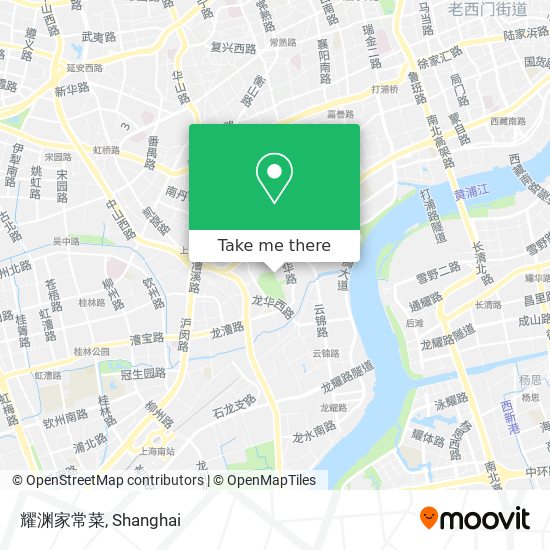 耀渊家常菜 map