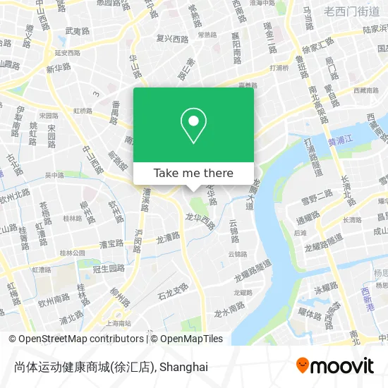 尚体运动健康商城(徐汇店) map