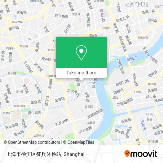 上海市徐汇区征兵体检站 map