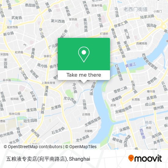 五粮液专卖店(宛平南路店) map