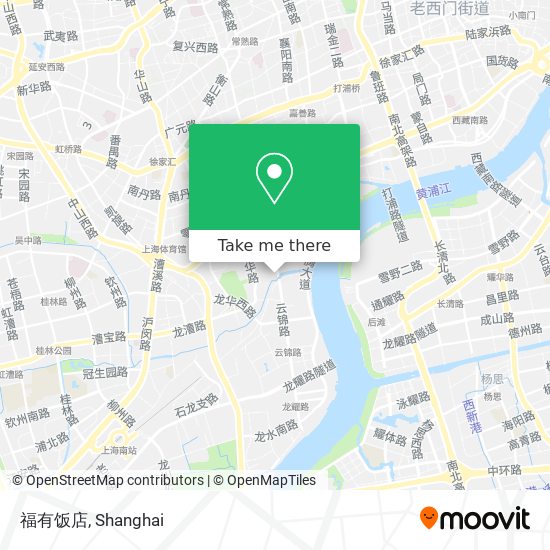 福有饭店 map