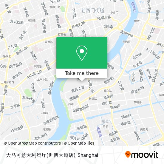 大马可意大利餐厅(世博大道店) map
