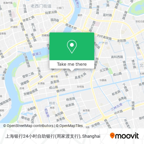 上海银行24小时自助银行(周家渡支行) map