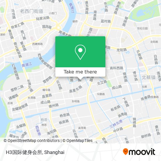 H3国际健身会所 map