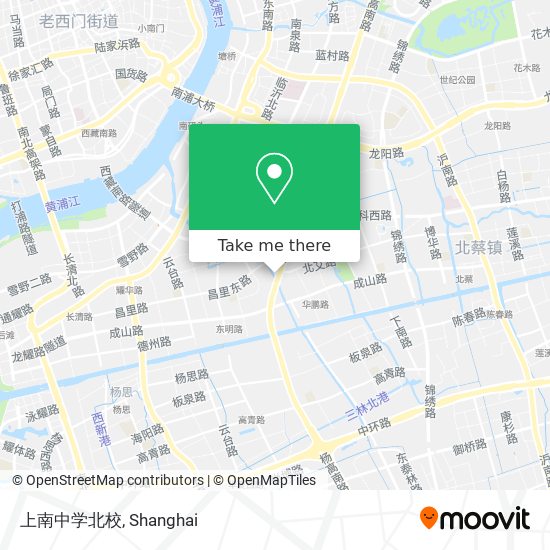 上南中学北校 map