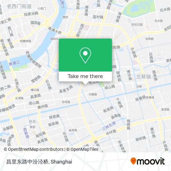 昌里东路中汾泾桥 map