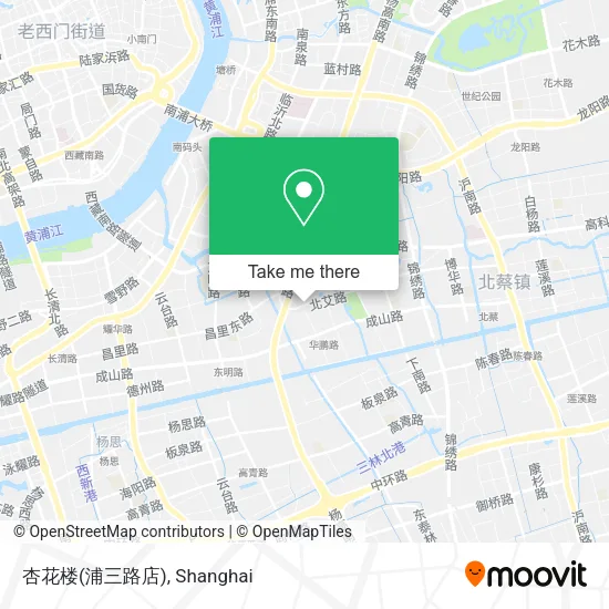 杏花楼(浦三路店) map