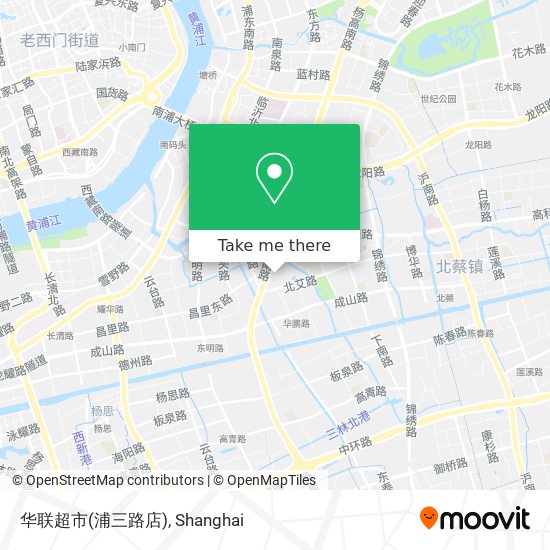 华联超市(浦三路店) map