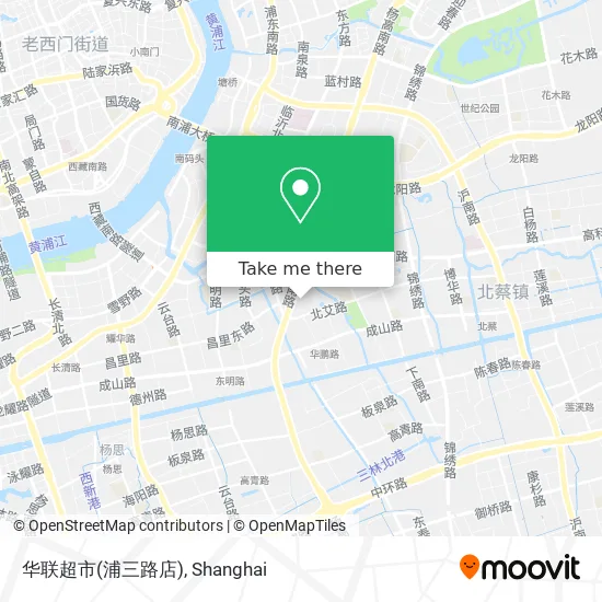 华联超市(浦三路店) map