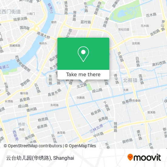 云台幼儿园(华绣路) map