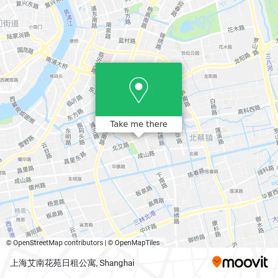 上海艾南花苑日租公寓 map
