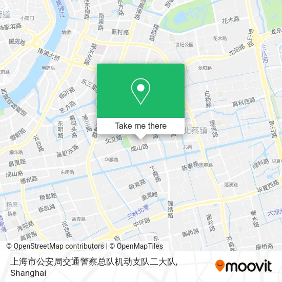 上海市公安局交通警察总队机动支队二大队 map
