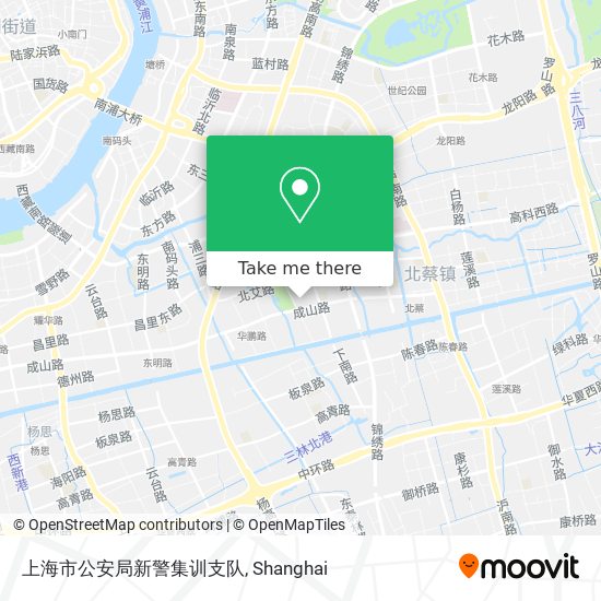 上海市公安局新警集训支队 map