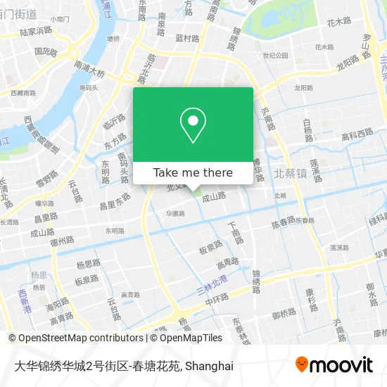 大华锦绣华城2号街区-春塘花苑 map