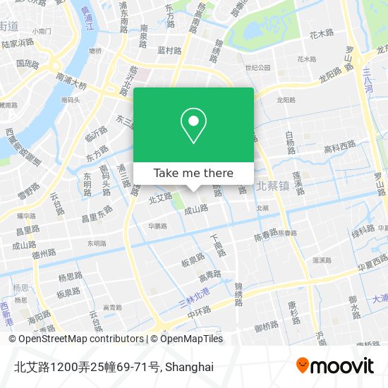 北艾路1200弄25幢69-71号 map