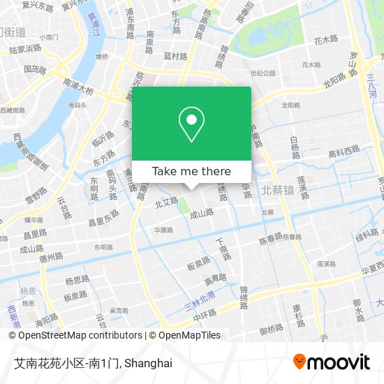 艾南花苑小区-南1门 map