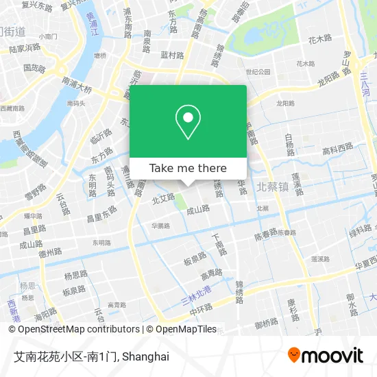艾南花苑小区-南1门 map