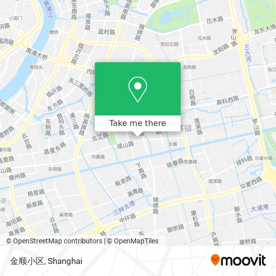 金顺小区 map