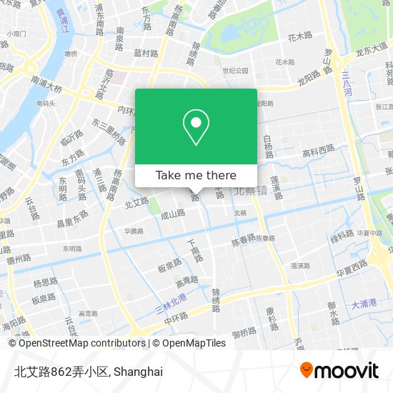 北艾路862弄小区 map
