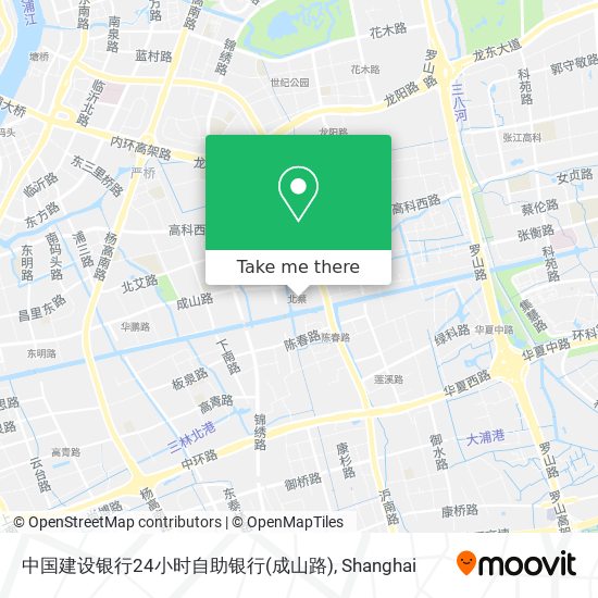 中国建设银行24小时自助银行(成山路) map