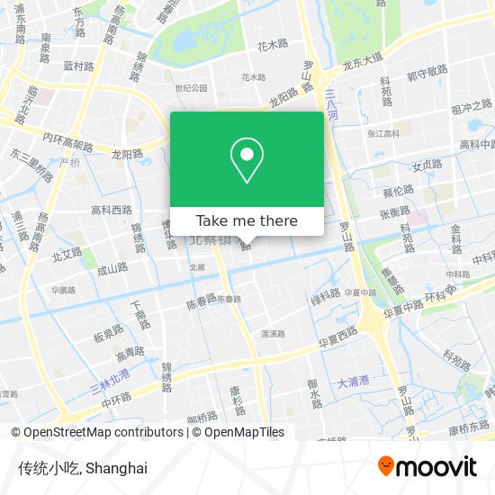 传统小吃 map