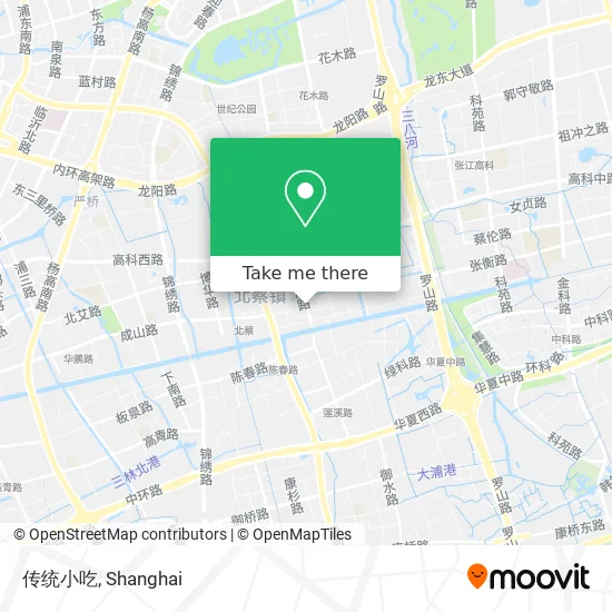 传统小吃 map