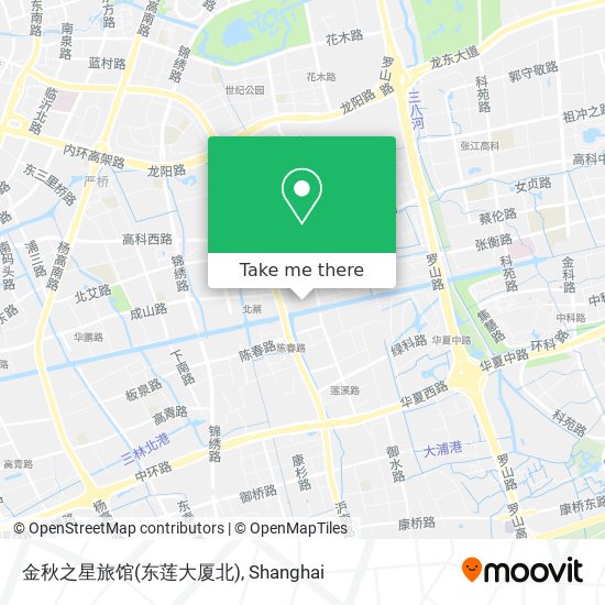 金秋之星旅馆(东莲大厦北) map