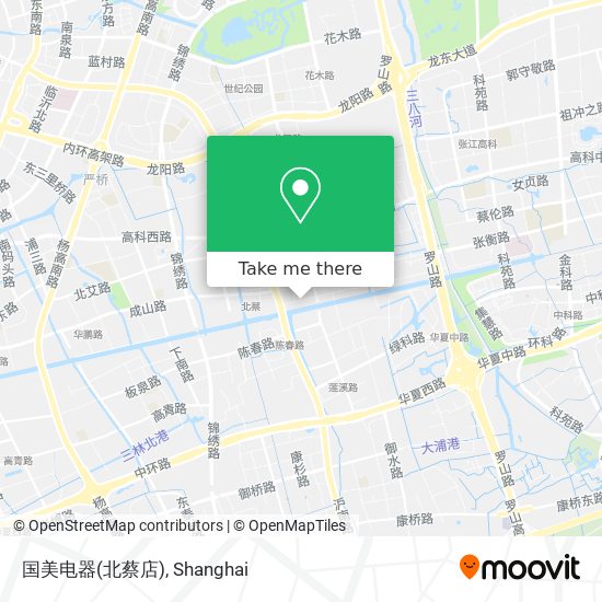 国美电器(北蔡店) map