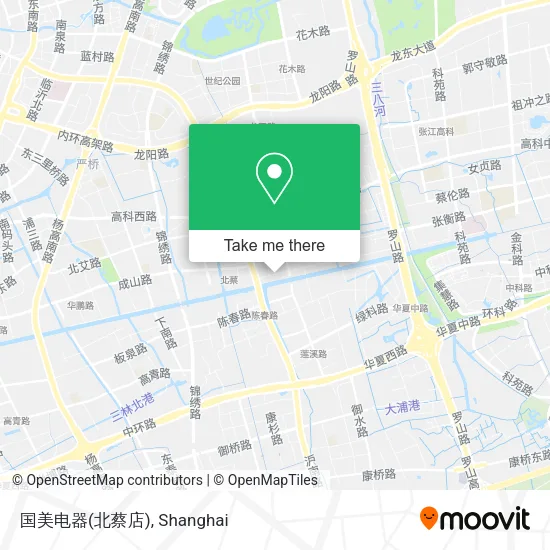 国美电器(北蔡店) map