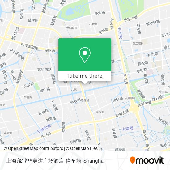 上海茂业华美达广场酒店-停车场 map