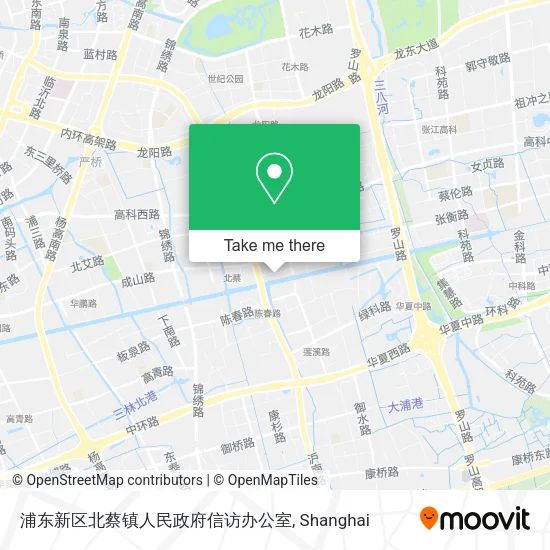 浦东新区北蔡镇人民政府信访办公室 map
