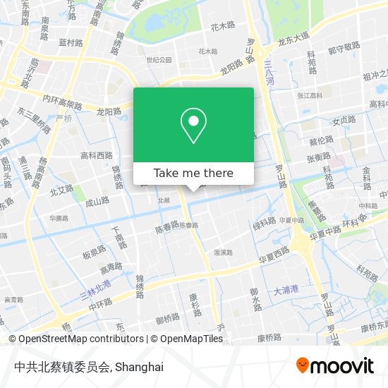 中共北蔡镇委员会 map